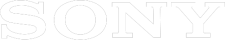 sony logo white